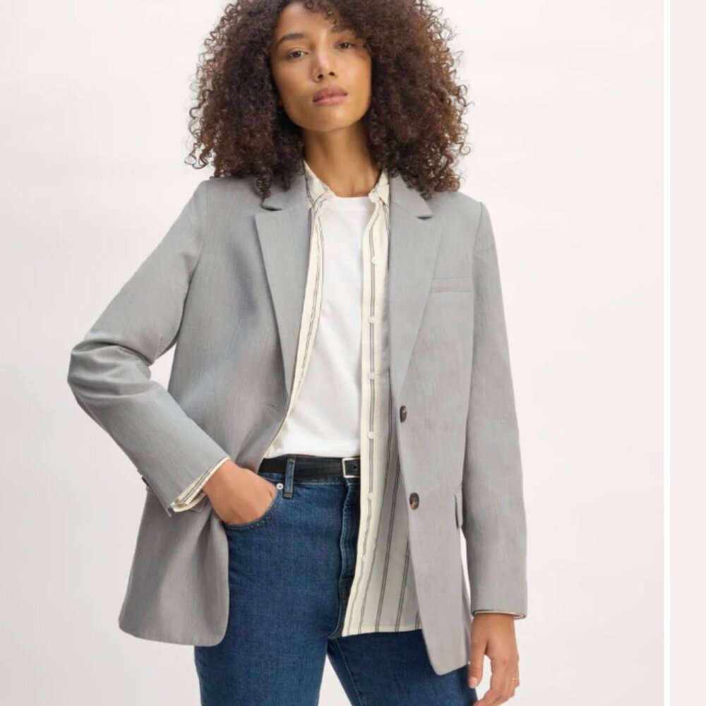 Everlane The Oversized Blazer in Buttersmooth (sz 00)